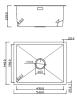 Кухонная мойка Roxen Uno 560210-54B-GR. Изображение №2