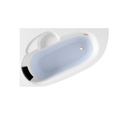 Акриловая ванна Lavinia Boho Bell Pro 370214PL / 140*95 см / левая (с силиконовым подголовником)