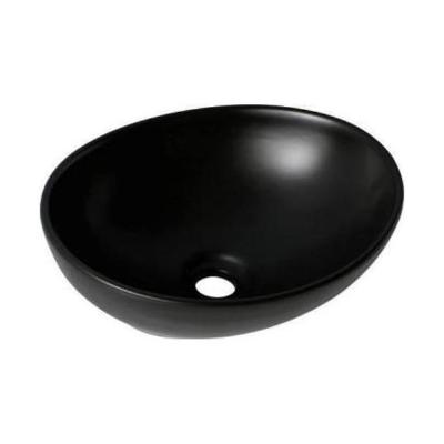 Черный накладной умывальник чаша Gappo GT304-8 (41 * 33 * 14.5 см)