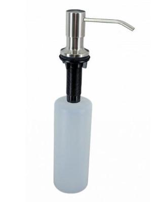 Дозатор для жидкого мыла встраиваемый в мойку Wisent W405A (сатин, пластик)