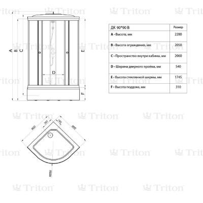 Triton Стандарт В1 Щ0000041037 (90х90 см). Изображение №10