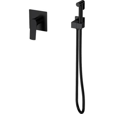 Гигиенический душ со смесителем Splenka S30.53.06, чёрный