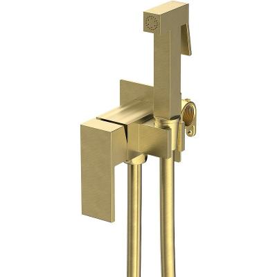 Гигиенический душ со смесителем Splenka S98.52.03, золотой сатин