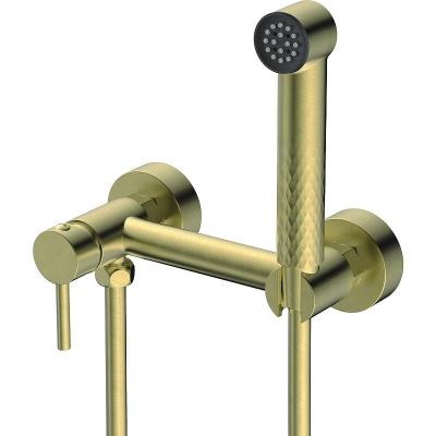 Гигиенический душ со смесителем Splenka S99.51.03, золотой сатин