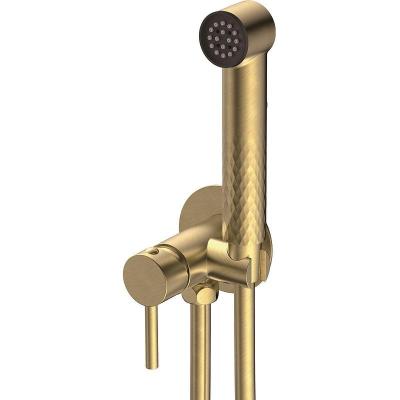 Гигиенический душ со смесителем Splenka S99.52.03, золотой сатин