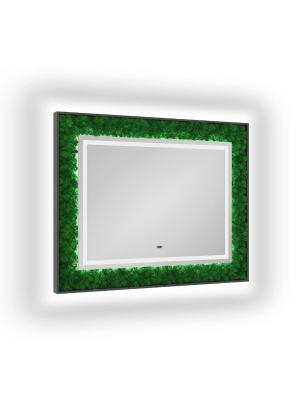 Зеркало в ванную Континент Forest LED ЗЛП366 с подсветкой и натуральным мхом (100х80 см)