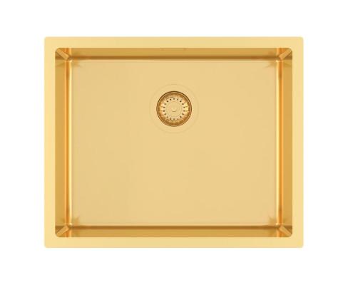 Кухонная мойка AquaSanita Steel DER 100 L-G gold (золотой)