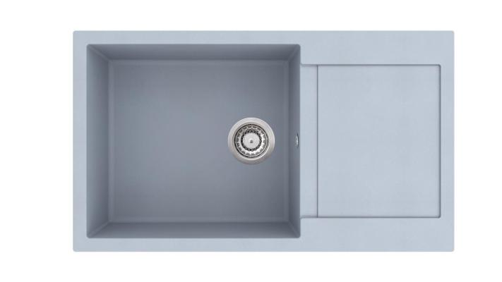 Кухонная мойка AquaSanita Tesa plus SQT 104 221 AW light grey (светло-серый)