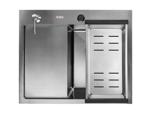 Кухонная мойка Avina HM5848 PVD R графит (58х48см)