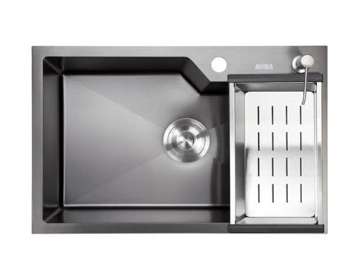 Кухонная мойка Avina HM6548-S PVD графит (65х48 см)