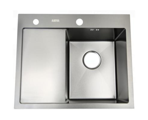 Кухонная мойка Avina HM6848-R PVD графит (68х48 см)