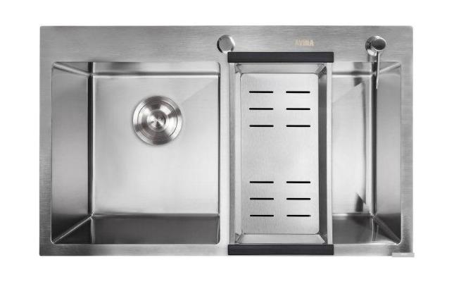 Кухонная мойка Avina HM7848-2B нержавеющая сталь (78х48 см)