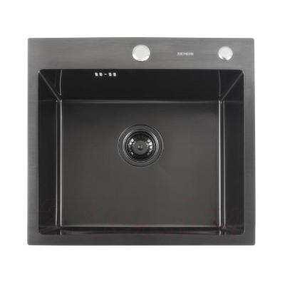 Кухонная мойка Avina Zepein ZP5048 Premium PVD графит (50х48 см)