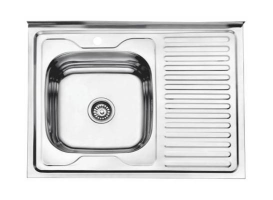 Кухонная мойка Ledeme L98060-6L глянцевая, 0.6 мм