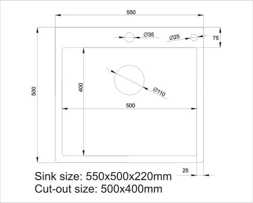 Stellar E5050NB (50*50 см, графит). Изображение №6