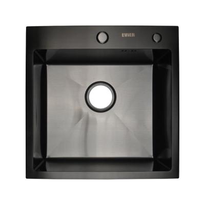 Кухонная мойка Stellar Evier E5050B (чёрный) + Дозатор