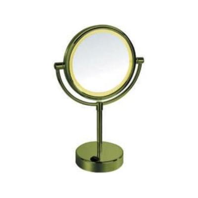 Настольное косметическое зеркало Gappo G6203-4 (20 см, LED, бронза)