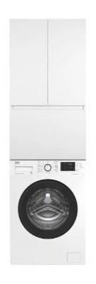 Шкаф над стиральной машиной с бельевой корзиной Misty Амур 60 Э-Ам08060-012Бк