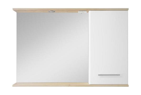 Шкаф подвесной с зеркалом Misty Респект 120 Э-Рес02120-1П (118х80х15 см, правый)