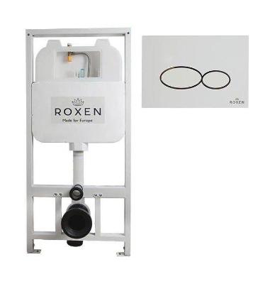 Система инсталляции с кнопкой в комплекте Roxen StounFix Slim 710200+410260W