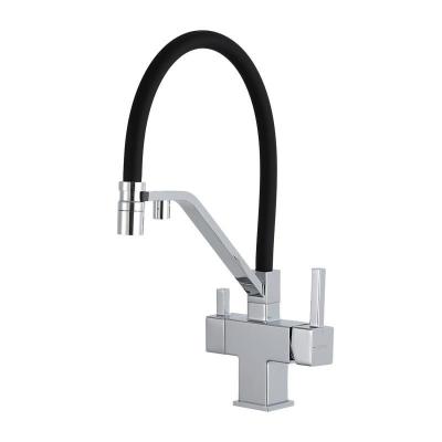 Смеситель для кухни с подключением питьевой воды Gappo G4395-60 (хром)