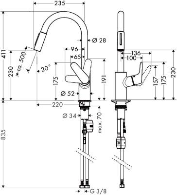 Hansgrohe Focus 31815000. Изображение №5