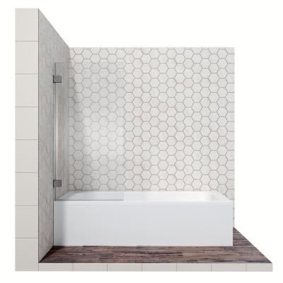 Стеклянная душевая шторка для ванны Ambassador Bath Screens 16041101 (70*140 см)