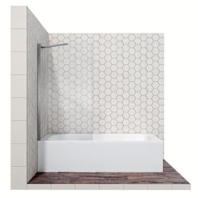 Стеклянная душевая шторка для ванны Ambassador Bath Screens 16041102 (70*140 см)