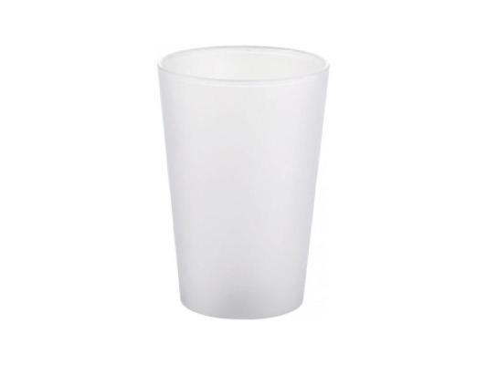 Стеклянный матовый стакан для щеток в ванную комнату Ledeme L752-1