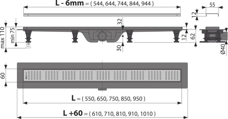 Alcaplast Simple APZ10-650M. Изображение №2