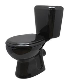 Унитаз Керамин Гранд-N черный с мягким сиденьем