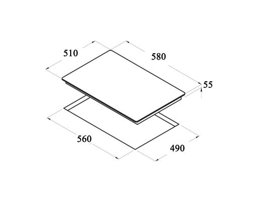 SCHTOFF H6105P06IS (белая эмаль). Изображение №3