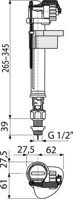 AlcaPlast A18-1/2"-BL-01. Изображение №2