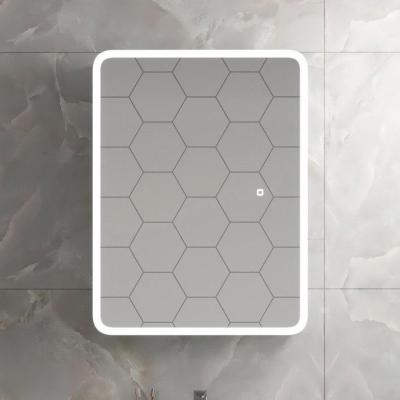 Зеркало-шкаф в ванную с подсветкой Континент Emotion LED МВК028 (60х80 см)