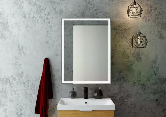 Зеркало-шкаф в ванную с подсветкой Континент Mirror Box LED МВК053 (60х80 см)