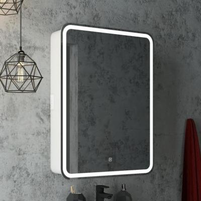 Зеркало-шкаф в ванную с подсветкой правый Континент Elliott LED МВК018 (60х80 см)