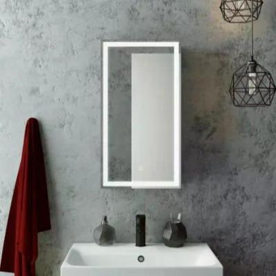 Зеркало-шкаф в ванную с подсветкой правый Континент Mirror Box LED МВК054 (35х65 см)