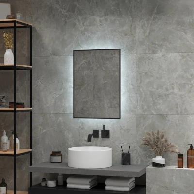 Зеркало в ванную Континент Amer Black LED ЗЛП1525 с подсветкой (50х70 см)