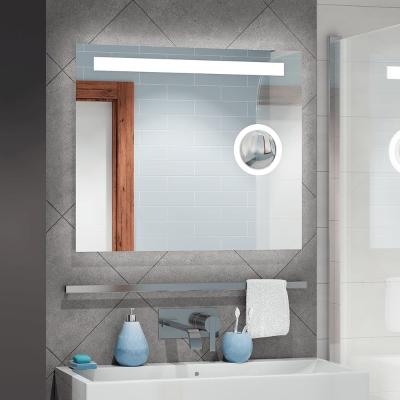 Зеркало в ванную Континент Eldorado LED ЗЛП919 с подсветкой и косметической линзой (100х70 см)