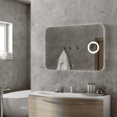 Зеркало в ванную Континент Elegant LED ЗЛП1112 с подсветкой и линзой (90х70 см)
