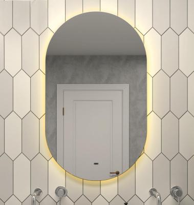 Зеркало в ванную Континент Fleur LED ЗЛП327 с теплой подсветкой (65х110 см)