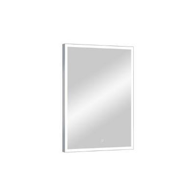 Зеркало в ванную Континент Frame Silver LED ЗЛП1328 с подсветкой (80х80 см)