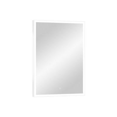 Зеркало в ванную Континент Frame White LED с подсветкой (90х80 см)