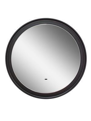 Зеркало в ванную Континент Planet Black LED ЗЛП684 холодная подсветка и Б/К сенсор (D=80 см)