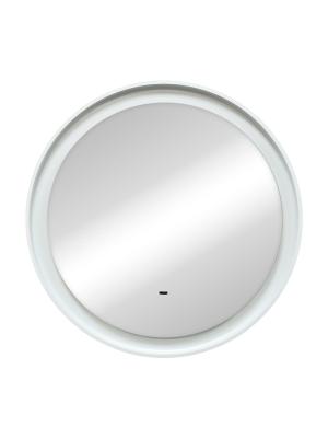 Зеркало в ванную Континент Planet White LED холодная подсветка и Б/К сенсор (D=60 см)