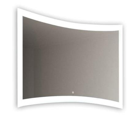Зеркало в ванную Континент Silence LED ЗЛП457 с подсветкой (100х68 см)