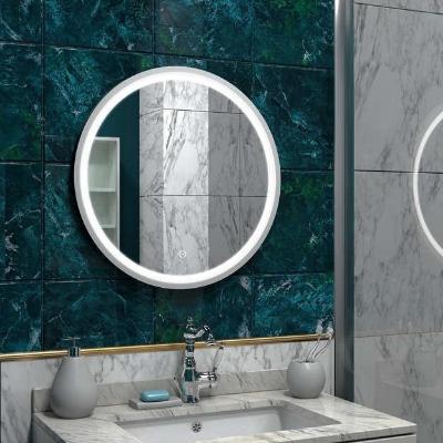 Зеркало в ванную Континент Style White LED ЗЛП682 с подсветкой (D=80 см)